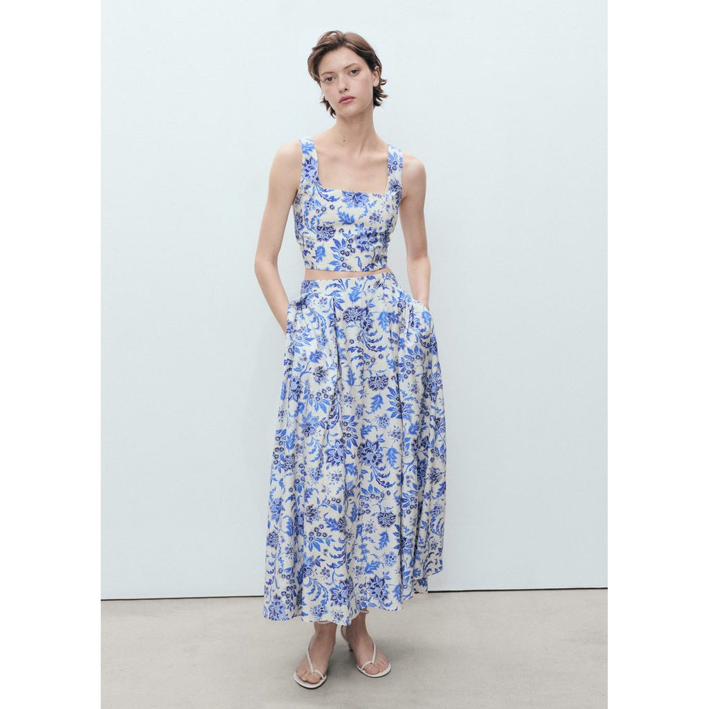 Top Indigo - Blanc Cassé