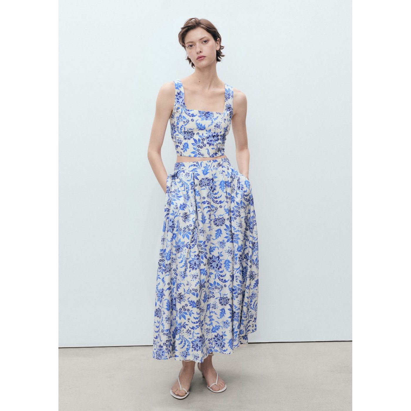Top Indigo - Blanc Cassé