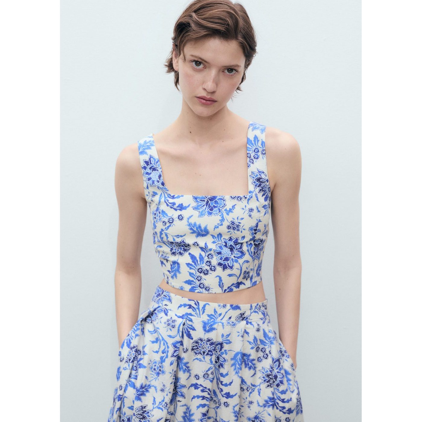 Top Indigo - Blanc Cassé