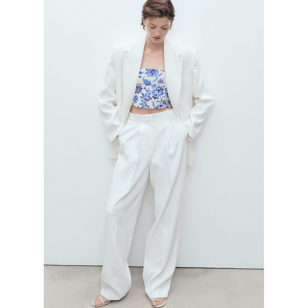 Top Indigo - Blanc Cassé