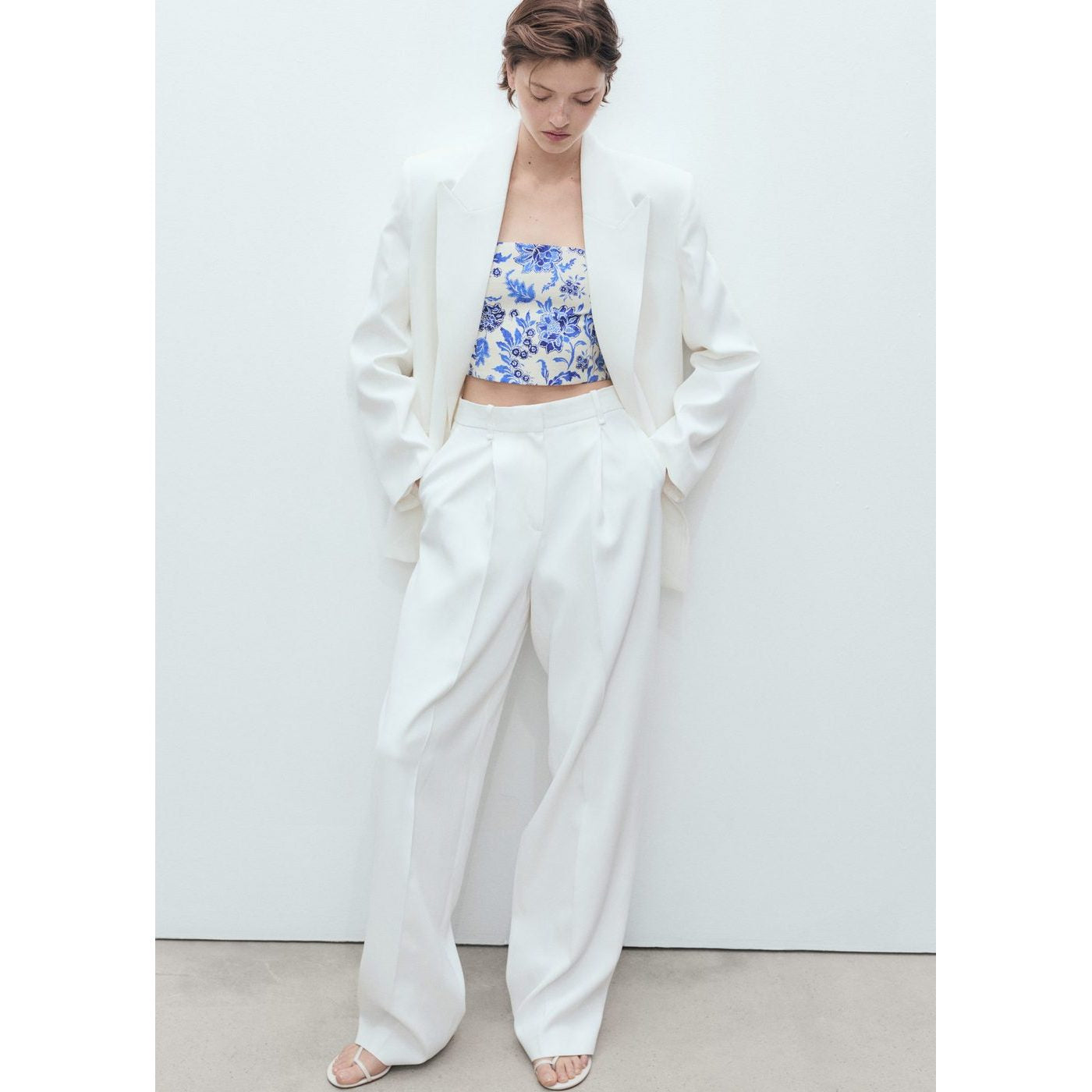 Top Indigo - Blanc Cassé