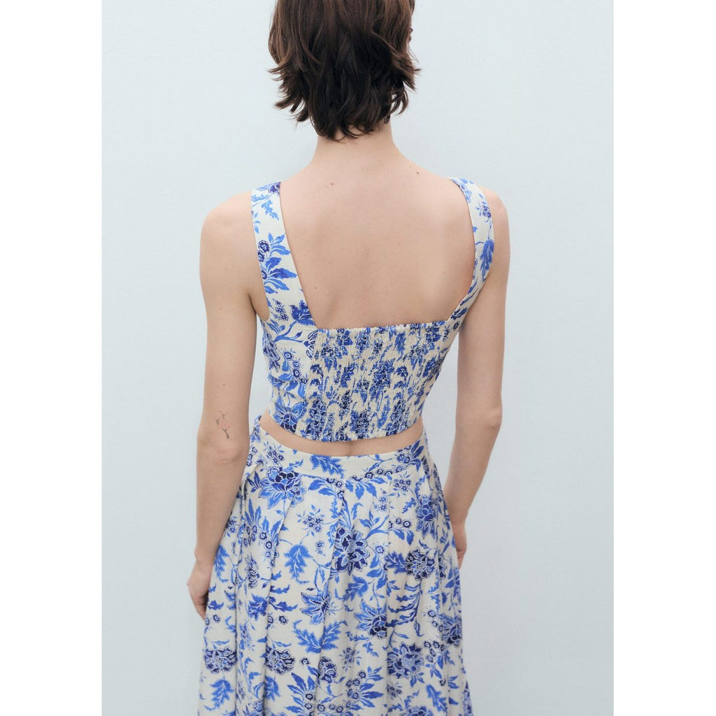 Top Indigo - Blanc Cassé