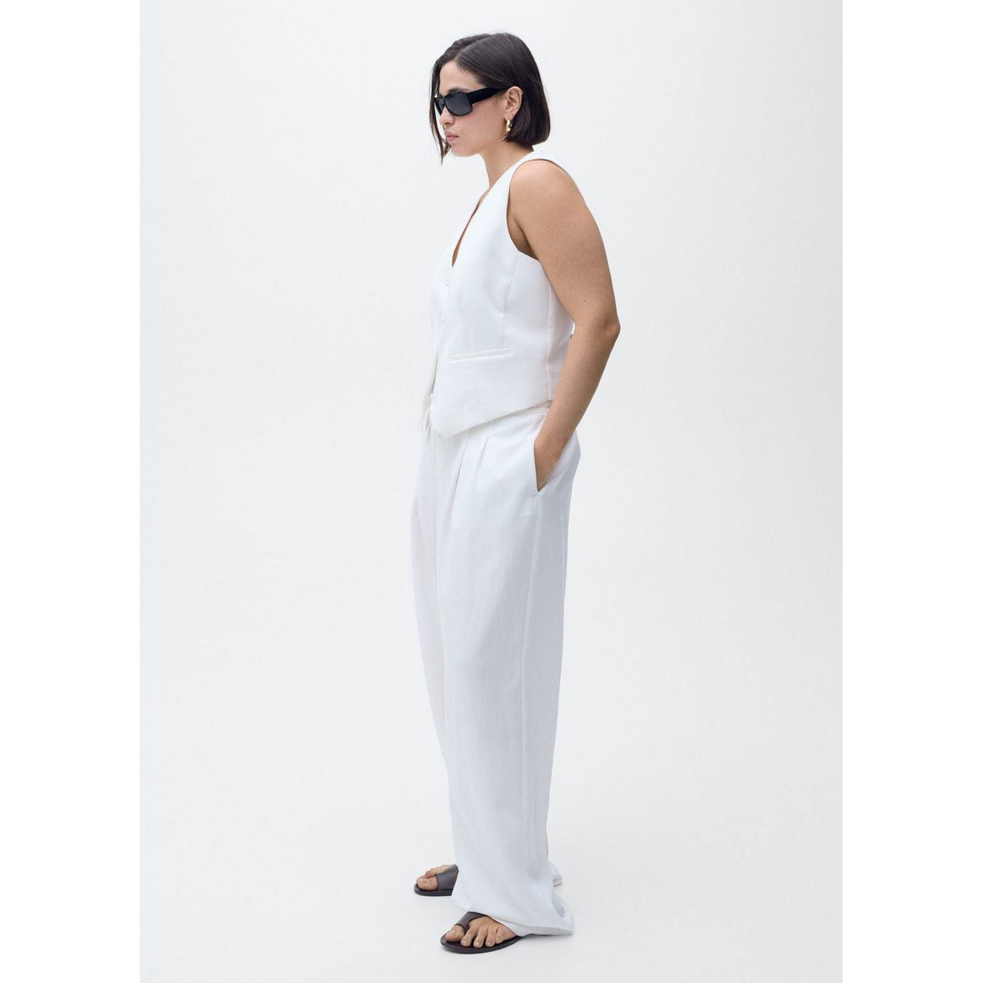 Pantalon Bonnie - Blanc