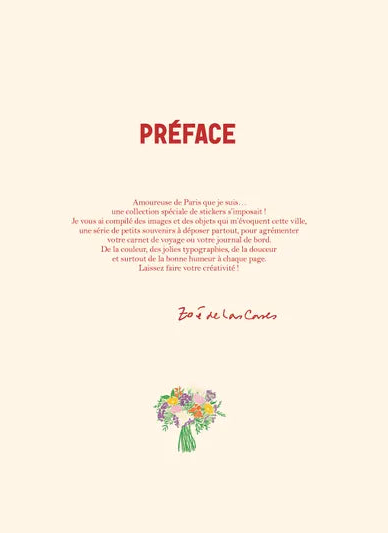 Paris Chéri - Stickers Book