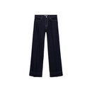 Wideleg Jeans Normal Waist - Open Blue