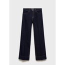 Wideleg Jeans Normal Waist - Open Blue