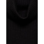 Rollkragenpullover Aus Wollmischung - Schwarz