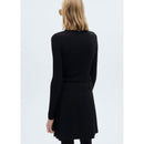 Jersey de cuello alto en mezcla de lana - Negro