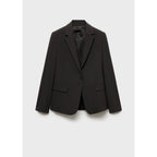 Striped Tennis Suit Blazer - Dark Heather Gray