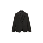 Striped Tennis Suit Blazer - Dark Heather Gray