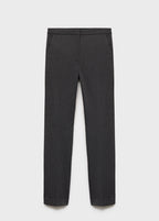 Skinny Crop Pants - Grey