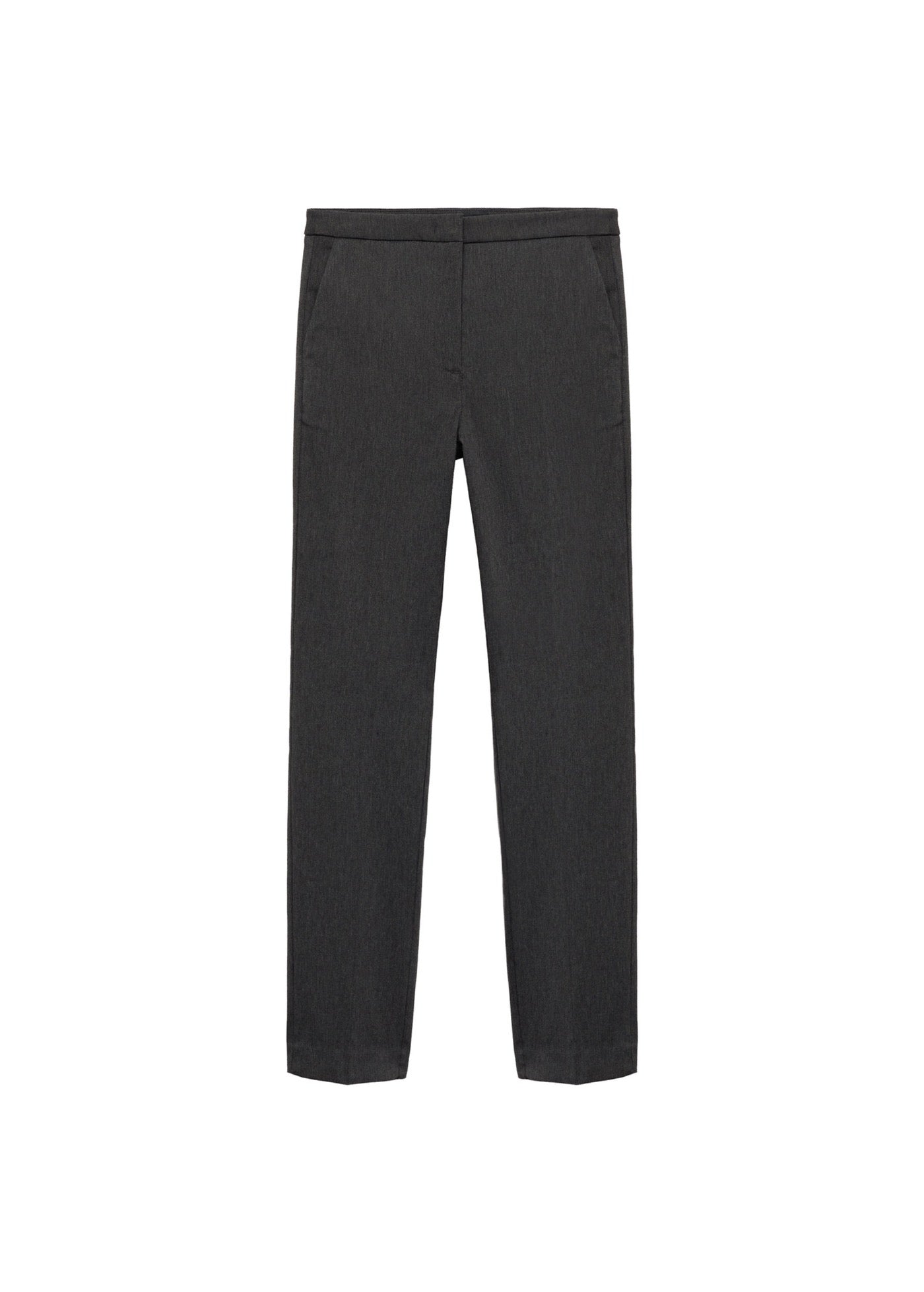 Skinny Crop Pants - Grey