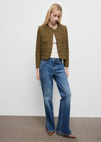 Veste Tweed Boutons Bijoux