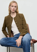 Veste Tweed Boutons Bijoux