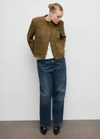 Veste Tweed Boutons Bijoux
