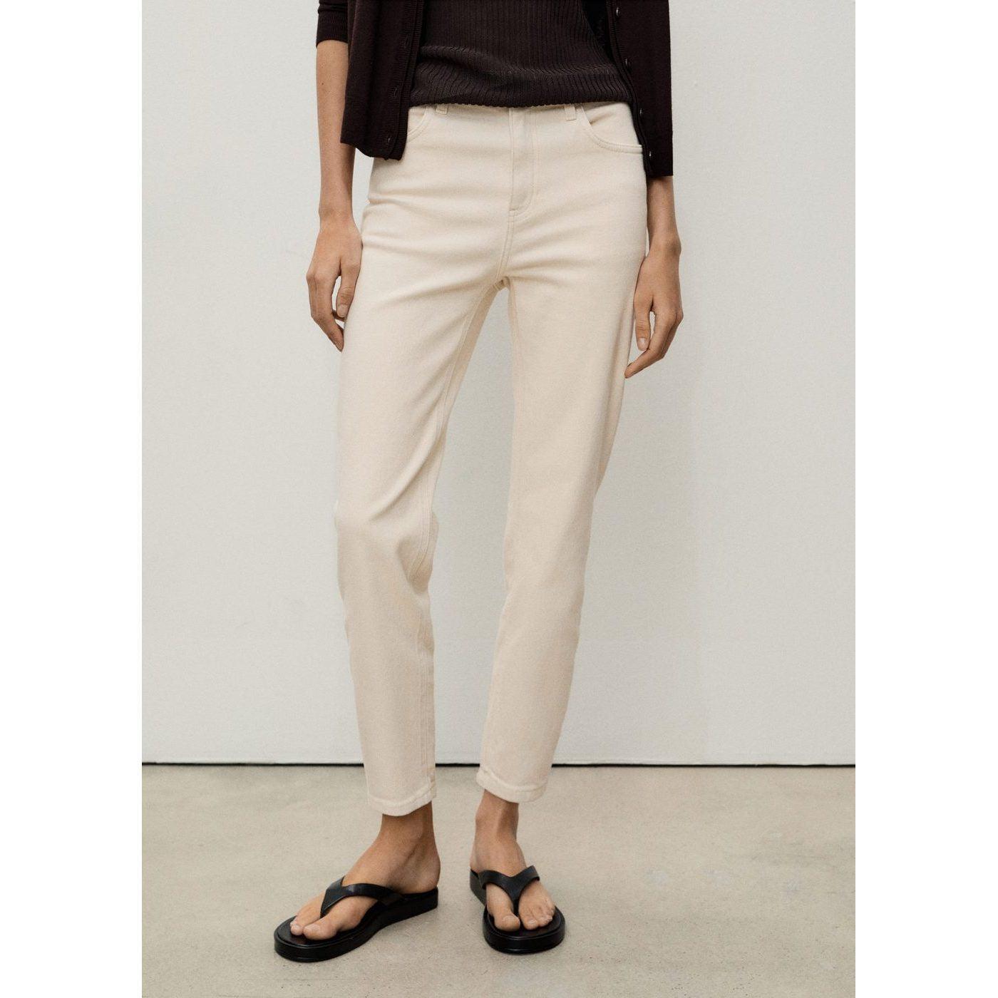 Jeans Newmom - Ecru