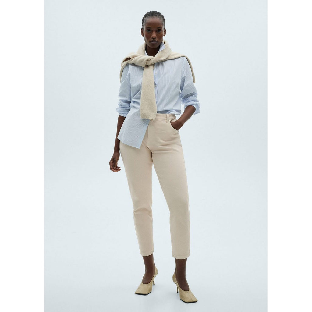 Jeans Newmom - Ecru