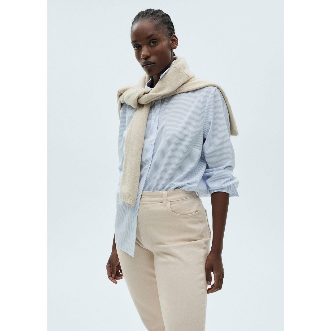 Jeans Newmom - Ecru