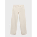 Jeans Miami Rectos Cintura Normal - Gris Claro/Pastel