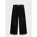 Jean Wideleg Taille Basse - Black Denim