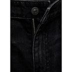 Jean Wideleg Taille Basse - Black Denim