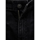 Jean Wideleg Taille Basse - Black Denim