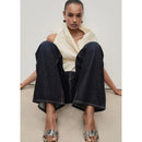 Rinse Wash Low Rise Wideleg Jeans - Open Blue