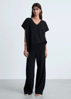 Top En Maille Col V