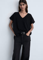 Top En Maille Col V