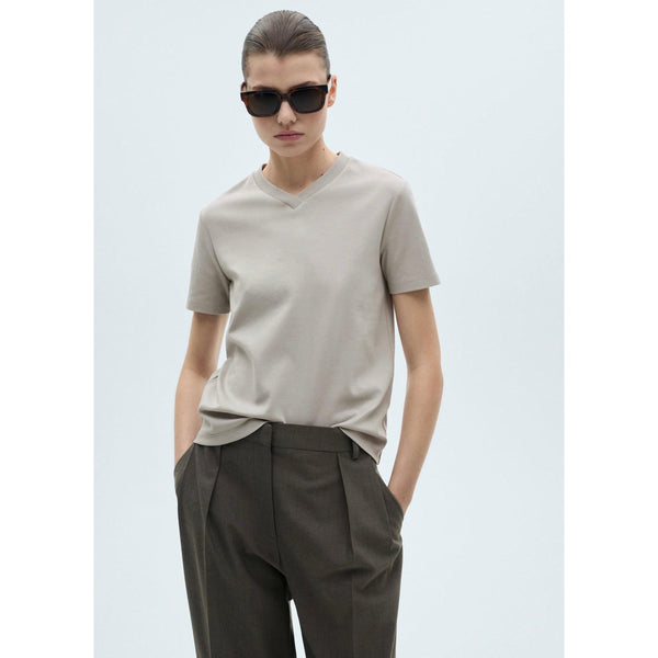 T-Shirt Coton Col En V