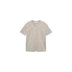 V-Neck Cotton T-Shirt - Medium Brown