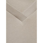 V-Neck Cotton T-Shirt - Medium Brown