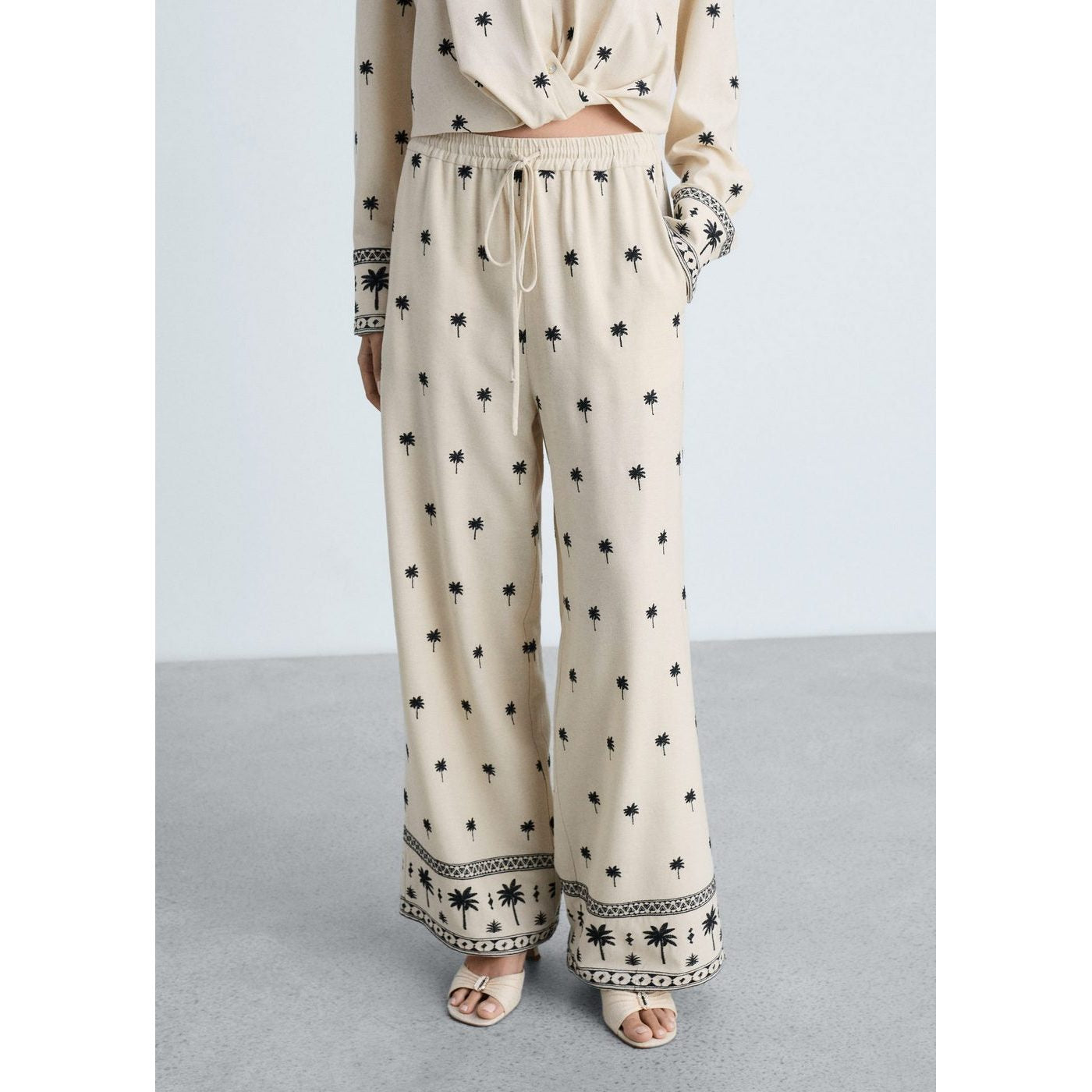 Pantalon Palm-A - Beige