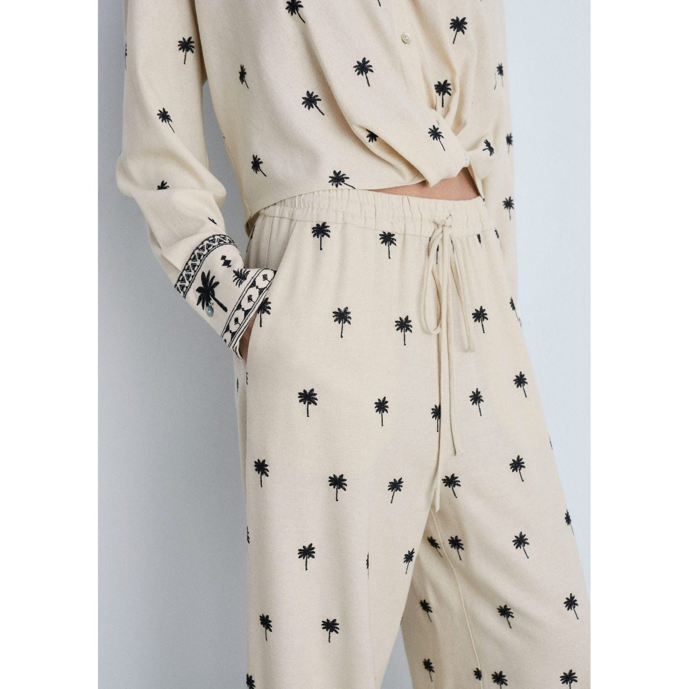 Pantalon Palm-A - Beige