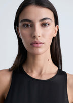 Robe Satinée Maxi-Fleur