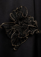 Robe Satinée Maxi-Fleur