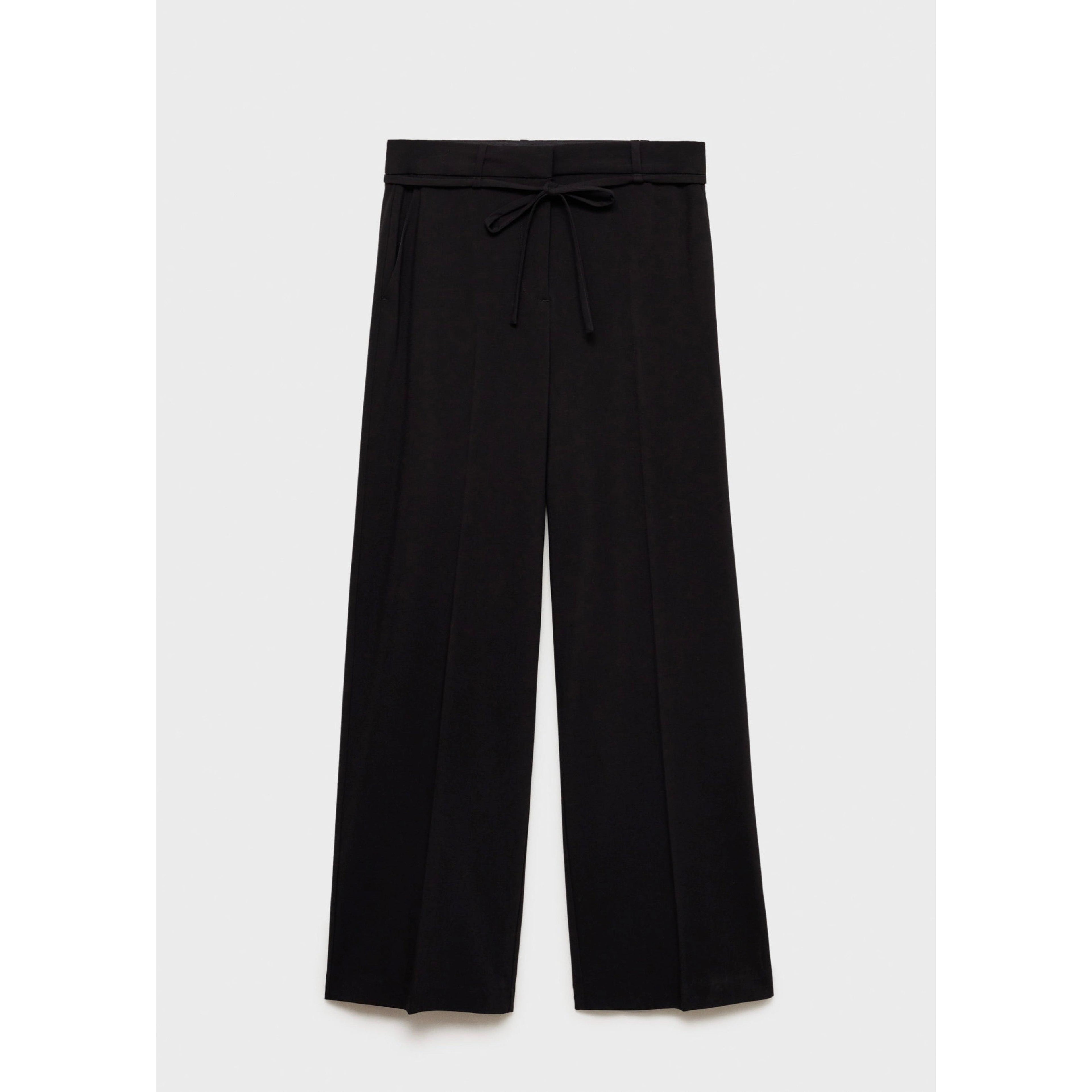 Straight Leg Suit Trousers Ns_x0001_Ud - Black