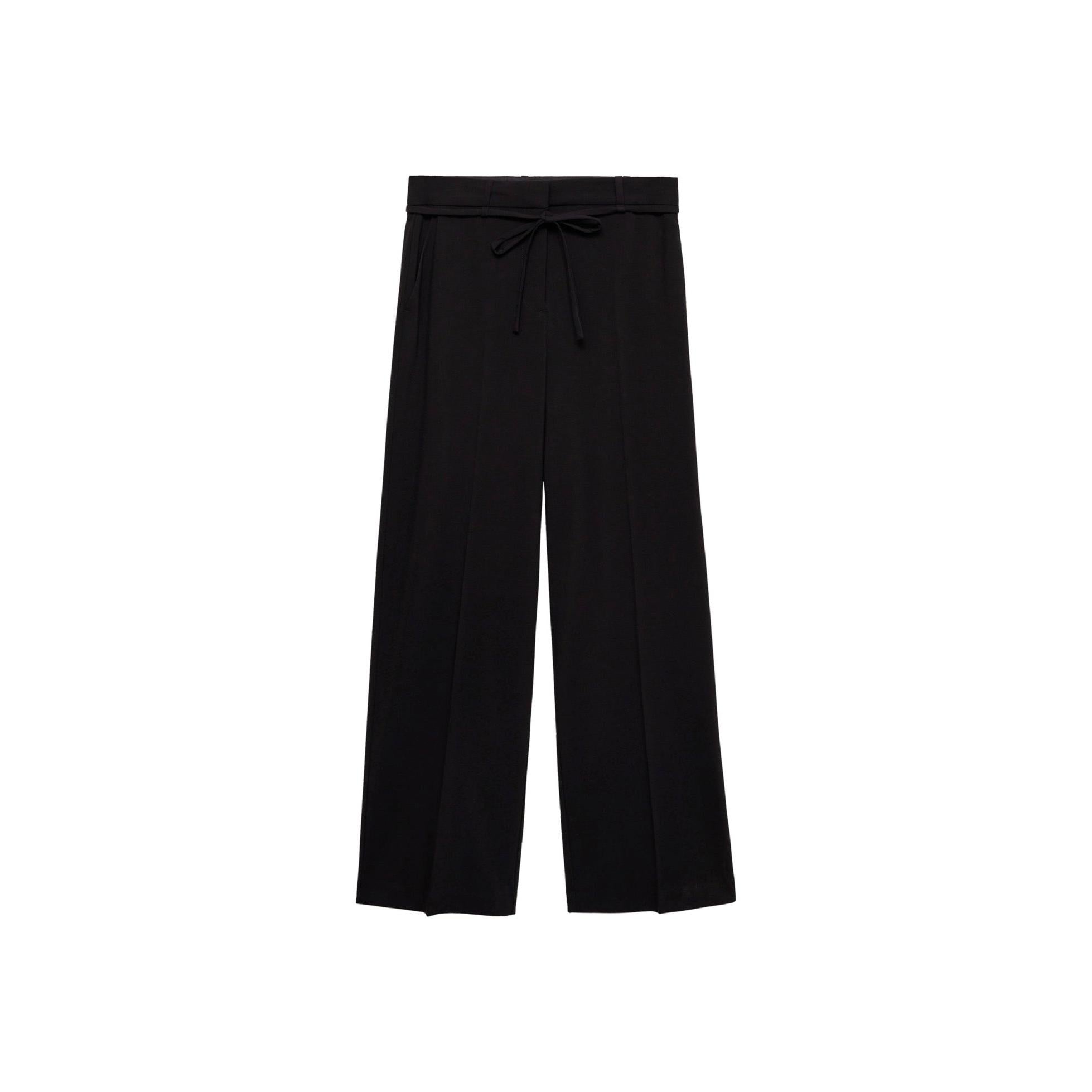 Straight Leg Suit Trousers Ns_x0001_Ud - Black