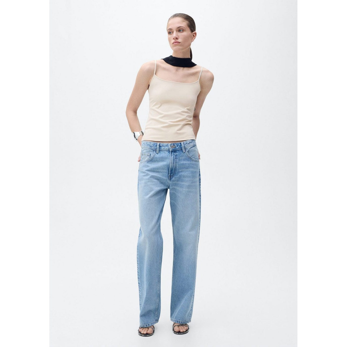 Top Bacara - Blanco Roto