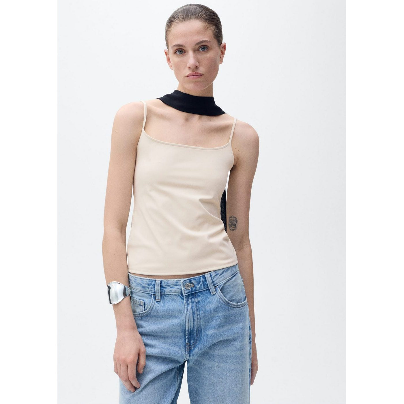 Top Bacara - Blanco Roto