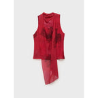 Blusa De Flores Con Fular