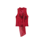 Blusa De Flores Con Fular