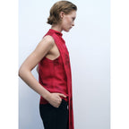 Blusa De Flores Con Fular