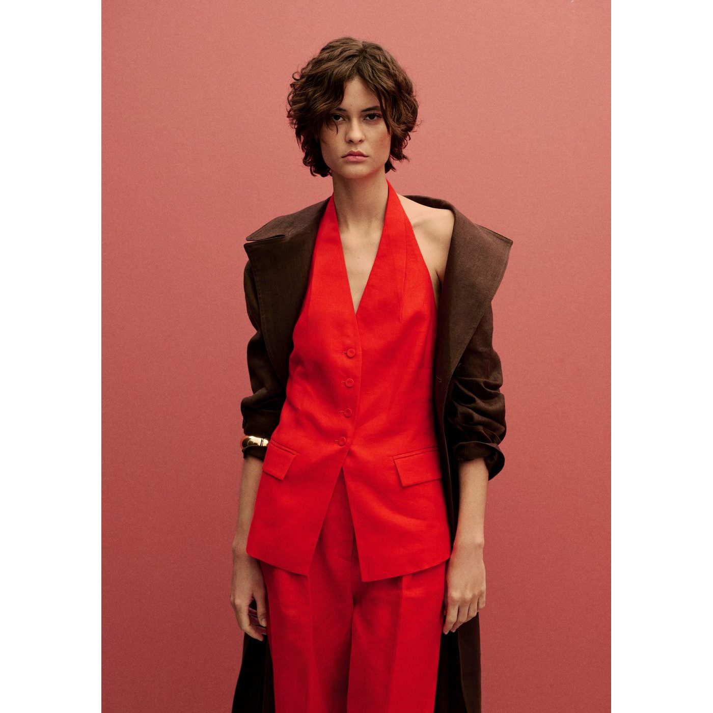 Waistcoat Limona - Red
