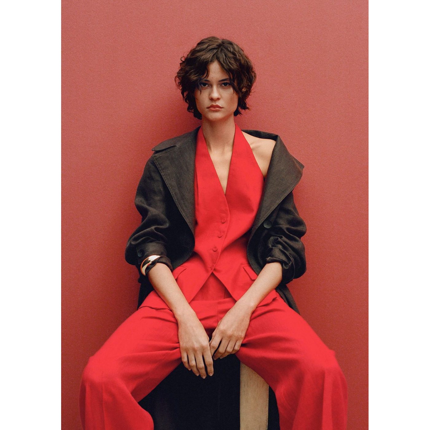 Waistcoat Limona - Red