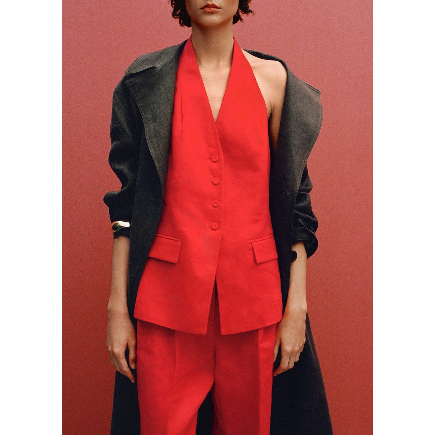 Waistcoat Limona - Red