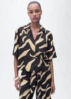 Chemise Imprimée Manches Courtes