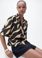 Chemise Imprimée Manches Courtes