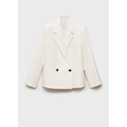Blazer Double Boutonnage Contrasté
