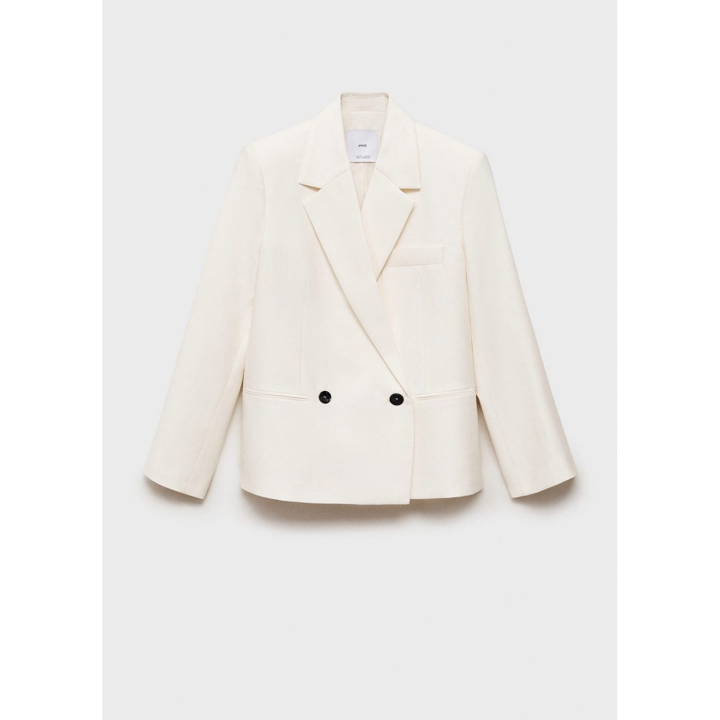 Blazer Double Boutonnage Contrasté